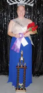 39-year-old Amanda Joy Ford of Smithville was crowned the 2023 Miss Fair Queen of the DeKalb County Fair for contestants ages 21-54.