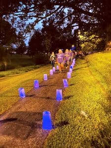 Glowstick Vigil Held to Honor and Remember Survivors and Victims of Drug Overdose
