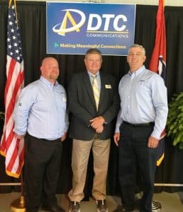 Three incumbent directors of DeKalb Telephone Cooperative (DTC Communication) were re-elected without opposition Saturday during the annual membership meeting. Brian Alexander of the Woodbury exchanged (LEFT)tallied 100 votes; Terry McPeak of the Norene exchange (CENTER) garnered 97 votes, Jim Vinson of the Milton exchange (RIGHT) received 97 votes.