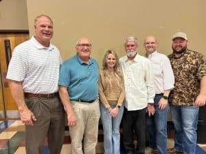 Former WWE Superstar and current Knox County Mayor Glenn Jacobs with the DeKalb County Republican Party Executive Committee (L to R): Glenn Jacobs, Vester Parsley, Melissa Miller, Tom Chandler, Clint Hall, Ryan Mollinet
