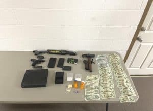 40 year old Nathan Joe Trapp, a suspected drug dealer was busted by the DeKalb County Sheriff’s Department after investigators made a major haul of drugs, weapons and cash at his home Thursday, September 14.