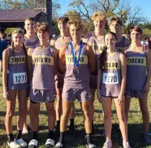 The DCHS Cross Country team competed at their TSSAA-Region 4 race on October 25 at Henry Horton State Park in Chapel Hill. Pictured in no particular order: Ian Colwell, Caleb Gray, Cale Brown, Dylan Cathey, Kaleb Spears, Ethan Spears, Xavier Parker, Mylie Phillips and Madeline Martin