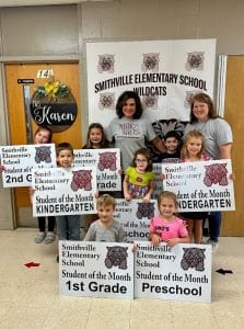 Smithville Elementary Announces September Students of the Month