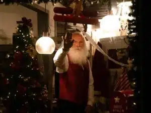 Christmas on the Square LIVE window display
