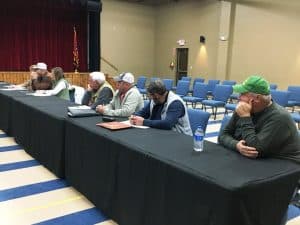 A public hearing on the proposed county consolidated budget and property tax levy will be held at 6 p.m. Monday, June 24 prior to the monthly county commission meeting at 6:30 p.m. in the auditorium of the Mike Foster Multipurpose Center.
