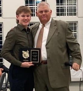 The DCHS Golf Team had their banquet on Monday, October 30, at Elizabeth's Chapel Baptist Church. The Boys' Team finished 19-14 and in 4th place in the District. Brayden Summers was awarded the Leadership Award.