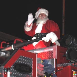 Santa made another appearance in DeKalb County on Sunday night for the Alexandria Christmas Parade.