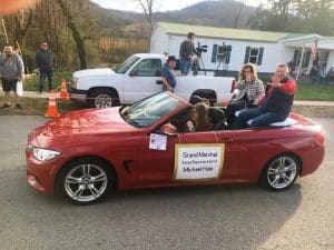 Liberty Christmas Parade Grand Marshal State Representative Michael Hale and wife Tara