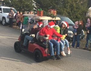 Liberty Christmas Parade: For kids, 2nd place went to Brayden Carter, Kye, and Briggs.