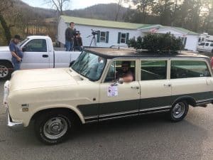 Liberty Christmas Parade: For Vintage or Antique automobiles, Brady Evans won 1st place