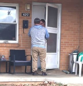 Judge Brandon Cox helped make meal deliveries Saturday in time for Christmas on behalf of the DeKalb Emergency Services Association.