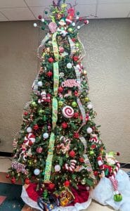 Center Hill Realty & Chalets was judged to have the Prettiest Tree at the Annual Festival of Trees Monday night at the county complex. The event was held to collect toys for the Last Minute Toy Shop