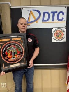 Firefighter Clayton Anstis of the Temperance Hall Station was named the recipient of the 2023 DeKalb Telephone Cooperative (DTC) Rookie of the Year Award during the DeKalb County Volunteer Fire Department Awards Banquet Saturday night. Wilson Bank & Trust was the headlining sponsor of the program