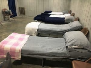 Shelter from the cold for the homeless! The non-profit group Live and Let Live has opened a temporary shelter for the homeless in DeKalb County at 656-B West Broad Street behind Vitality Fit offering a warm place to sleep
