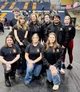 Bottom (left to right)- Crissy White, Ashton McClain and Liz Mosley Top row (left to right)- Jay Bare, Elizabeth Cardin, Shannon Johns, Kara Inglis, Bairon Hernandez- Avalos and Jamey Bradshaw