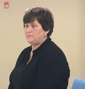 Rumors that the county might be looking at property in the area of the hospital and golf course on Riley Avenue have neighbors there worried and they showed up Thursday night at the county commission’s committee of the whole meeting to express their concerns including Tonya Sullivan (pictured here)