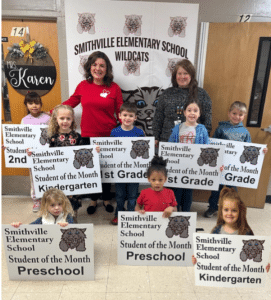 Smithville Elementary January Students of the Month