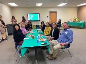 School Board member Jim Beshearse joined members of the administration and staff at Northside Elementary for last week’s celebration of Northside’s having been named a Reward School