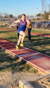 DCHS Track Athletes Compete at Cookeville Opener: Ethan Spears- Triple Jump 5th place