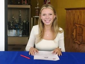 DCHS Senior Laura Good signs with TCAT McMinnville in Licensed Practical Nursing
