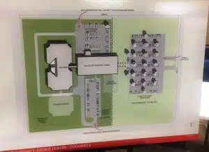 The jail committee Monday night voted 11-0 to recommend that the county commission move forward with the Judicial Center project under the so called “Scenario 2” plan (shown here) which as presented would be a 102,000 square foot, two level structure, to be situated on up to a 15 acre site (enough for future expansion) not yet purchased or selected. The proposed facility would include inmate housing for up to 190 prisoners on the ground floor with a mezzanine level while the sheriff’s department and courtrooms would be on the second floor.