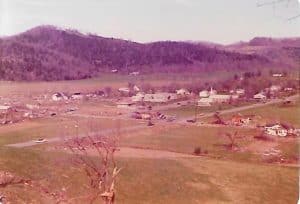 Another view of Dowelltown after the storm 50 years ago