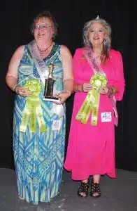 DeKalb County Fair’s Senior Queen Pageant: Miss Congeniality-56 year-old Vonda Brown of Smithville (pictured left) and Most Photogenic-57 year-old Teresa Faye Winchester Stanley of Smithville (pictured right)