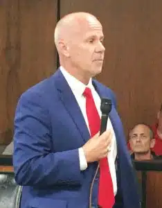 13th Judicial District Criminal Court Judge Shawn Fry addressed County Commission/Jail Committee Monday night on Courthouse Space and Security Issues