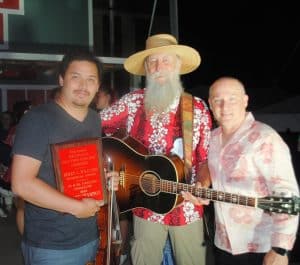 Tyler Andal’s big weekend! The Nashville fiddler (pictured left) took home a total of seven awards from the 53rd annual Smithville Fiddlers Jamboree and Crafts Festival including the biggest prize, the Berry C. Williams Memorial for claiming the Grand Champion Fiddling Title.