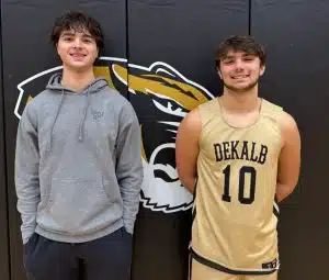 Dallas Kirby (left) and Jon Hendrix led Tigers in scoring against Stone Memorial