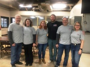 Live and Let Live homeless shelter board members Pictured left to right: Dennis Arnold, Gina Arnold, Nikki Curtis, Royce Curtis, Bill Gash, and Suzanne Gash (other board members not pictured here)