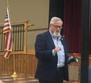 Bob Bass, former Deputy Director of the Tennessee Corrections Institute, who now serves as a county correction partnership consultant, met with the entire 14-member county commission, Thursday night who serves as the jail committee