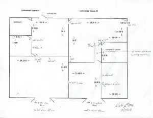 Proposed Floor Plan for New County Election Commission Office at County Complex
