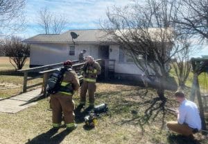 DeKalb Fire Department Comes to Rescue of Disabled Person During Structure Fire (DeKalb Fire Department Photo)