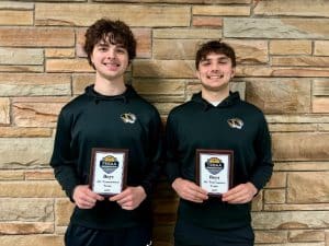 Named to the All-District 7AA Tournament Team from DeKalb County were Dallas Kirby (left) and Jon Hendrix