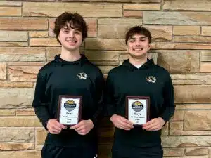 Named to the All-District 7AA Tournament Team from DeKalb County were Dallas Kirby (left) and Jon Hendrix