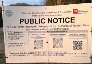 Public Hearing Scheduled Thursday, March 27 on SRM Limestone Rock Quarry NPDES Permit Application (View Video Here)