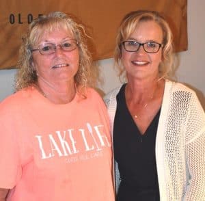 Liberty Mayor Audrey Martin (left) welcomes new city recorder secretary treasurer Laura Foutch