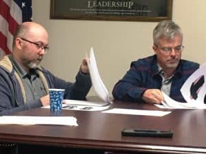 Alexandria Aldermen Jonathon Tripp and Jeff Ford