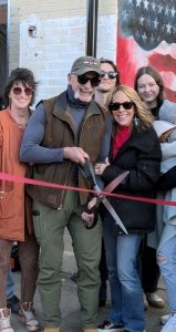 Friends, family, and fans of country music icon Aaron Tippin gathered downtown Tuesday for a tribute to the legendary singer. A ribbon cutting was held for “Aaron Tippin Alley” between Main Street and Market Street. (Shawna Willingham Photo)