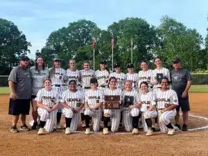 The DeKalb County Tigerettes defeated Marshall County 4-0 in a rain shortened softball game through five innings Monday evening at the Danny Bond Field. They will advance to play in the Regional finals against Lawrence County Wednesday. Lawrencburg defeated Stone Memorial Monday 4 to 2.