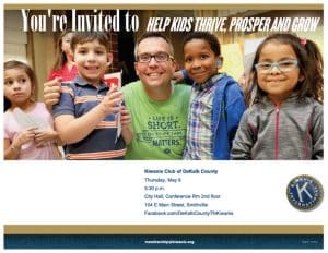 Kiwanis Club Organizational Meeting Thursday, May 8