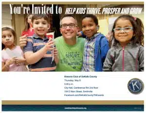 Kiwanis Club Organizational Meeting Thursday, May 8