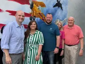 DEKALB COUNTY REPUBLICAN PARTY ELECTS OFFICERS: Pictured (L to R): Clint Hall (Secretary), Kaylee Allen (Vice-Treasurer), Ryan Mollinet (Chair), Melissa Miller (Vice-Chair), & Vester Parsley (Treasurer).