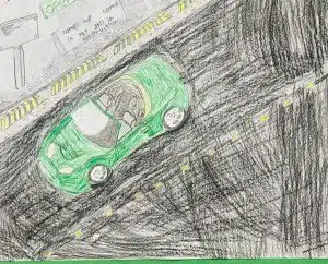 *DeKalb Art Exhibit Winner- *Division 2: 2nd & 3rd grades: 1st Place- Colton Duke