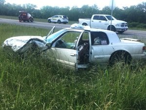 2018 GMC Canyon driven by 32 year old Abigail Judkins. 86 year old Eva Judkins was a passenger