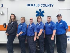 DEKALB EMS: B-Shift on duty Monday, May 26: Akita Dodson-AEMT, Kristie Johnson-EMTPCC/ICQA, Dennis Sherman-EMT/PCC, Misty Green-AEMT/SUP, Houston Austin-EMT-PCC/IC, Jerry Wakefield-AEMT