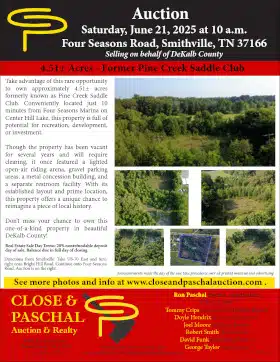 Close & Paschal Auction