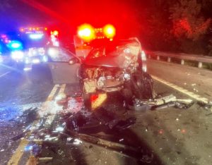 Fatal crash on Cookeville highway (DeKalb Fire Department Photo)