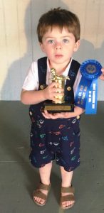 DeKalb Fair Toddler Show: *Boy (25-30 months) Winner: Paxton Lee Dawson, 27-month-old son of David and Pamela Dawson of Smithville.